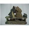 Image 2 : C. 1900 German Pottery Figurine, Seated Monk & Spanish Lady