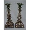 Image 1 : Pair 19th C. Continental Silver Candlesticks, Hallmarked