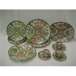 Lot of Rose Medallion C. 1900
