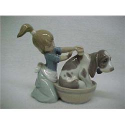 Lladro figurine #5455 "Bashful Bather"