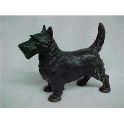 Cast iron Scottie dog doorstop