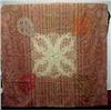 Image 1 : C.1900 Paisley coverlet, 5'9" x 5'9", some loss