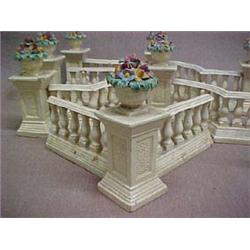 20 Piece Set Miniature Italian Baluster Railing