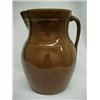 Image 1 : Pottery Pitcher in Urn Form with Applied Handle