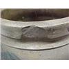 Image 2 : Salt glaze crock, blue mark, impressed 2 (gal.), two chips on rim, 13" h.
