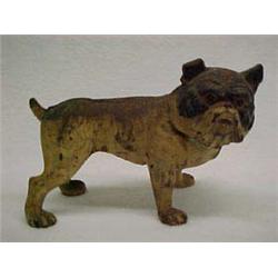 Cast iron bulldog doorstop, with original paint