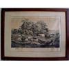 Image 1 : Framed P. Moran Engraving, Cows & Sheep in Pasture