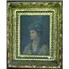 Image 1 : Gilt Framed Portrait of Woman, Mid 19th C.
