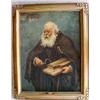 Image 1 : Framed oil on canvas "The Old Beggar", signed V. Libert