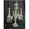 Image 2 : Cut crystal candelabra lamp with cut prisms