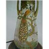 Image 2 : Hand painted porcelain lamp, peacock in tree decoration