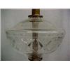 Image 3 : Metal column lamp with cut glass font