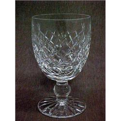 Set of 8 Waterford Crystal Donegal water goblets, 5-1/4" tall