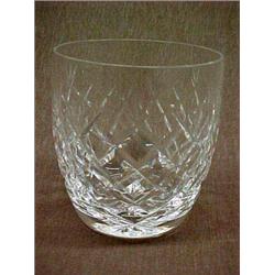 Set of 3 Waterford Crystal Donegal old fashioned glasses, 3-1/2  tall