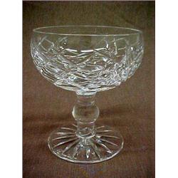 Set of 8 Waterford Crystal Donegal champagne saucers, 4-3/8" tall