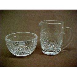 Waterford Crystal sugar and creamer