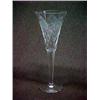Image 1 : Pair Waterford Crystal Millenium "Happiness" Champagne Flutes