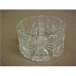 Waterford Crystal Millennium Wine Coaster, 5 Symbols on Sides