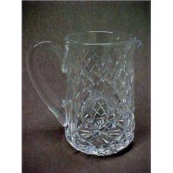 Waterford Crystal pitcher, 6-5/8" tall