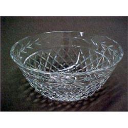 Waterford Crystal bowl, 8-3/4" diameter