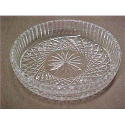 Waterford Crystal wine coaster, 5" diameter