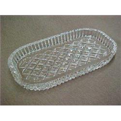 Waterford Crystal Tray, 8-1/4  x 4-3/4 
