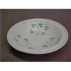 Belleek Shamrock Ware berry dish, 6th mark
