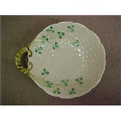 Belleek Shamrock Ware butter plate, 5th mark