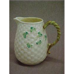 Belleek Shamrock Ware 4  milk jug, 5th mark