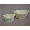 Image 1 : Two Belleek Shamrock tubs