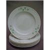Image 1 : Set of six Belleek Shamrock Ware 10" plates, 5th mark