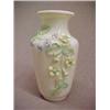 Image 1 : Belleek 5-1/4" flowered vase, one leaf missing, 5th mark