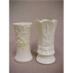 Two Belleek Spills