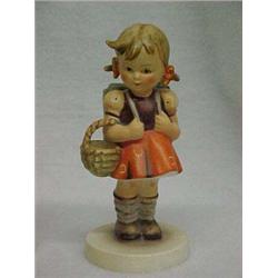 Hummel figurine, School Girl #81/0, TMK2, with paper label