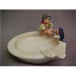 Hummel ashtray, Singing Lesson, #34, TMK2, Full Bee