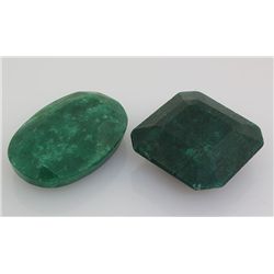 Emerald 126.16 ctw Loose Gemstone Mix Sizes & Shapes