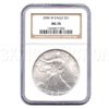 Image 1 : Burnished 2006-W Silver Eagle MS70 NGC