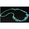 Image 1 : 450.97CTW CHUNKY TURQUOISE BEADED FASHION NECKLACE