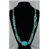 Image 2 : 450.97CTW CHUNKY TURQUOISE BEADED FASHION NECKLACE