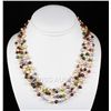 Image 1 : 202.70CTW Multi Color Thread Freshwater Pearl Necklace