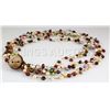 Image 2 : 202.70CTW Multi Color Thread Freshwater Pearl Necklace