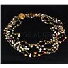 Image 2 : 158.07CTW Multi Color Thread Freshwater Pearl Necklace