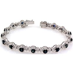 Dark Tourmaline Round Cut Sterling Silver 92.5 10 Grams