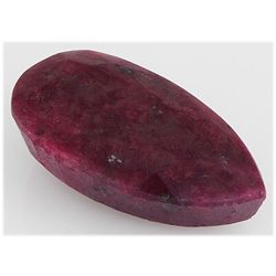 Ruby 247.5ct Loose Gemstone 50x25mm Pear Cut