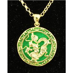 3.85GRAMS CHINESE DRAGON JADE PENDANT