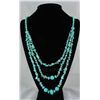 Image 1 : 500.91CTW FASHION CHUNKY TURQUOISE NECKLACE