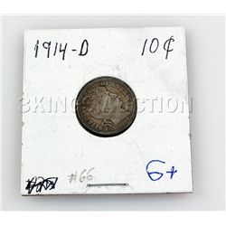 1899 Barber Dime (10Cents) Silver F+