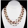 Image 1 : 161.00CTW Multi Color Thread Freshwater Pearl Necklace