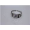 Image 1 : 13.3 CTW CZ RING .925 STERLING SILVER
