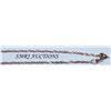 Image 1 : GENUINE 14K ITALIAN ROSE GOLD 1.13G SINGAPORE CHAIN